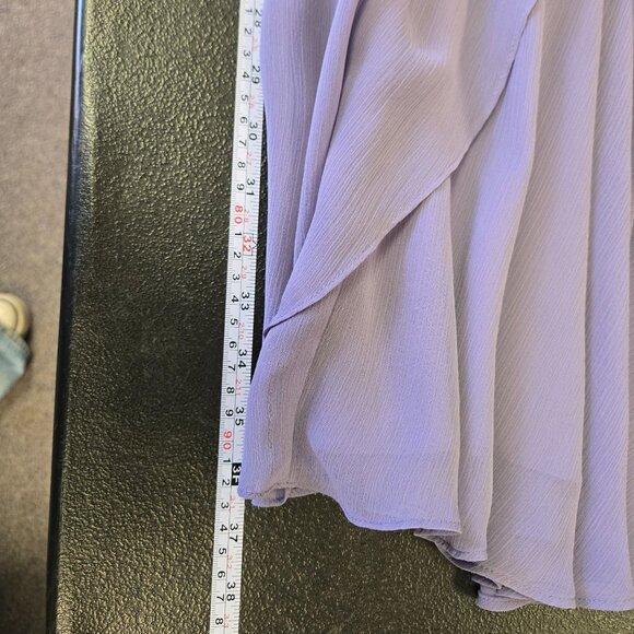 Bridesmaid Fairycore Y2K Empire Babydoll Mini Knee Length Whimsical Chiffon Lave - Picture 8 of 11
